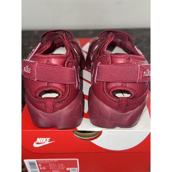 Nike WMNS Air Rift Leather Botanical Stitch Team Red Limited IH7318-677 Size 8 - Picture 8 of 14